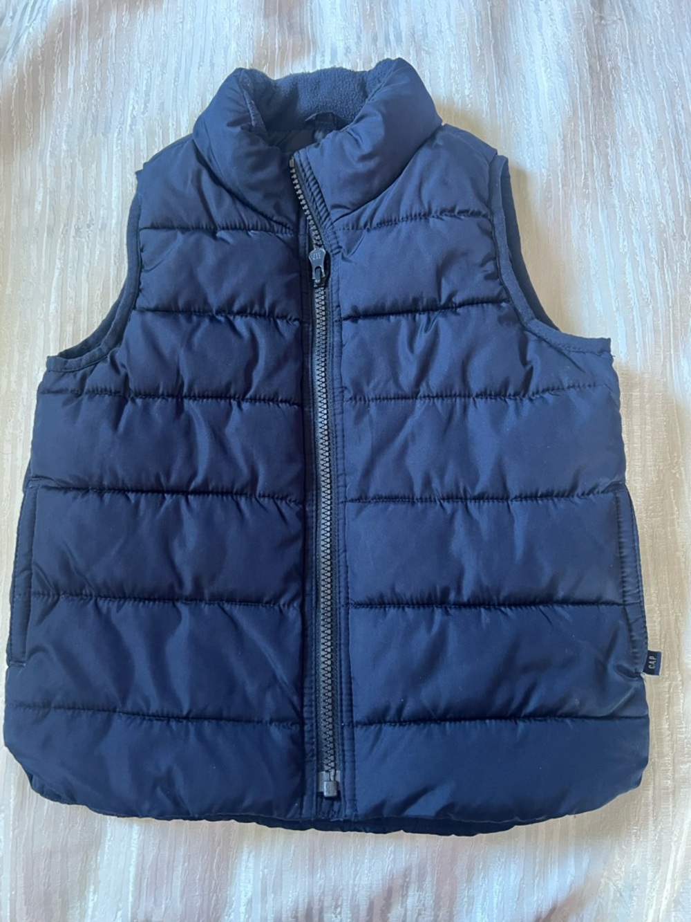 GAP Baby Navy Quilted Puffer Vest